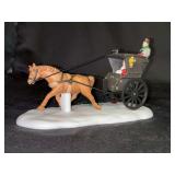 Dept. 56 Heritage Village Collection “Kings Road Cab” handpainted porcelain in original box