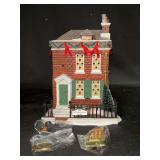 Dept. 56 Dickens Village 25th Year Special Edition “Dickens’ Birthday” lighted porcelain decor in original box and with commemorative lapel pin