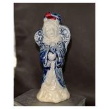 Rowe Pottery Works Salt Glaze Angel holding candle Ornament…..3-1/2” tall