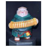Dept. 56 porcelain Merry Makers Monks “Clarence the Concertinist”…..3-1/2” tall and in original box
