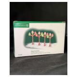 Dept. 56 Village Accessories “Gumdrop Street Lamp (set of 4)…..battery operated and in original box