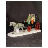 Dept. 56 Heritage Village Collection “Central Park Carriage” handpainted porcelain in original box