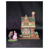 Dept. 56 Dickens Village Series Lighted Porcelain “Green’s Park Nosegays” Village Piece with accessories…..in original box…..7-1/2” tall