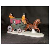 Dept. 56 Heritage Village Collection “Dover Coach” handpainted porcelain in original box