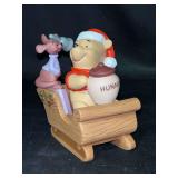 Pooh & Friends “A sleigh full of presents, hearts full of love” porcelain figure…..4-3/4” tall in original box