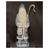 Rowe Pottery Works Salt Glaze Santa Shepherd figure…..5-1/4” tall