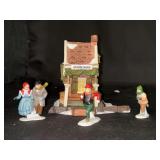 Dept. 56 Heritage Village Collection “Childe Pond and Skaters” handpainted porcelain in original box