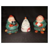 Dept. 56 porcelain Merry Makers Monk “Seymour, Siegfried and the Snowman”…..3-1/2” tall and in original box