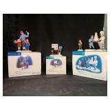 Dept. 56 Snow Village, North Pole Series and Christmas In the City Series handpainted porcelain village pieces in original boxes…..see all pics