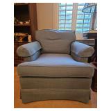 Ethan Allen Traditional Classics armchair 32" w across arms x 21" seat d x 17" seat back h x 18" seat h x 30" total h...