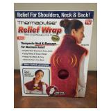 NIB Thermapulse Relief Wrap Deluxe Burgundy...