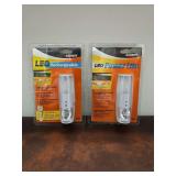 Two(2) NIP Garrity Rechargeable LED Flashlight w/Night Light...
