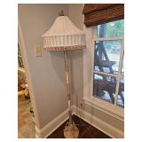 Beautiful decorative floor lamp 67.75" tall x 19" shade...