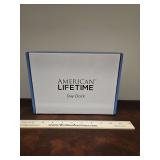 NIB American LIFETIME Day Clock 9x7"...