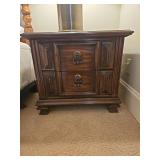 Thomasville Furniture 2-drawer night stand 27x17x24" LAMP NOT INCLUDED...