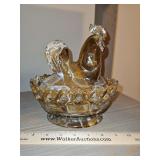 Vintage Imperial Glass Caramel Slag Rooster in excellent vintage condition w/NO BLEMISHES...
Height: 8 1/4"
Width: 7 1/2"
Depth: 5 1/2"