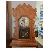 My Research Shows This to be a Vintage Waterbury 8 Day Eastlake Parlor Clock UNTESTED AND LIKELY NEEDS WORK...
