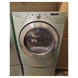 Duet® Steam 7.5 cu. ft. Dryer Model: WED9600TA1 w/15" Pedestal/Drawer Stand...