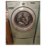 Whirlpool 4.1 cu. ft. Capacity (I.E.C.) ENERGY STAR® Qualified Duet® Steam Washer Model: WFW9600TA01 w/15" Pedestal/Drawer Stand...