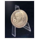 Commemorative medal from the Florida United Numismatists (FUN) 25th Anniversary Convention…..Hernando DeSoto on banner