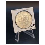 Uncirculated 1896 Morgan Silver Dollar (no mint mark)