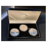 U.S. Mint American Eagle 20th Anniversary Silver Coin Set in original box with sleeve and COA