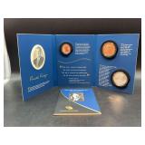 2016 Coin and Chronicles Set featuring Ronald Reagan…..see pics for coin descriptions…..all in original box and with COA