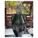 Water vessel stoneware floor vase…..19” tall