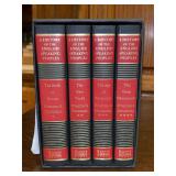 Boxed set of (4) Winston Churchill “A History of the English Speaking People”…..all are cloth bound, smyth binding with gold foil stamping