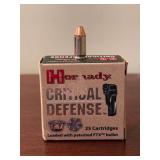 Full box of 25 Hornaday 380 Auto 90 gr FTX ammo