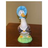 Vintage “Jemina Puddleduck”” Porcelain Beatrix Potter Figurine- Beswick England…..Copyright 1948