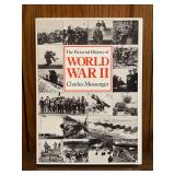 Hardback edition with dust jacket “The Pictorial History of World War II”