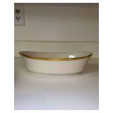LENOX Eternal oval serving dish…..10-1/4 x 6-1/4 x 2-3/4 tall