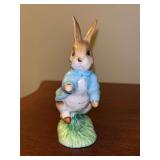 Vintage “Peter Rabbit” Porcelain Beatrix Potter Figurine- Beswick England…..Copyright 1948…..signed by John Beswick….Studio of Royal Doulton