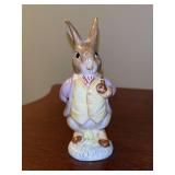Vintage “Mr. Benjamin Bunny” Porcelain Beatrix Potter Figurine- from Royal Albert England…..Copyright 1965