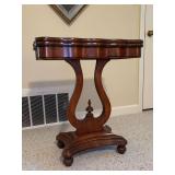 American Early Victorian Game or Card Table with Swivel Top…..26 x 13 x 29 tall (folded)…..26” fully opened