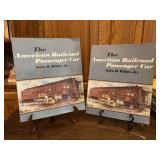 2-book set of “The American Railroad Passenger Car” in paperback