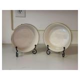 Set of (2) LENOX Eternal fruit bowls