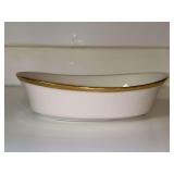 LENOX Eternal small oval serving dish…..8-1/2 x 5-1/2 x 2 tall