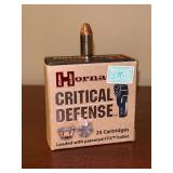 Full box of 25 Hornaday 380 Auto 90 gr FTX ammo