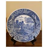 Spode Blue Room Collection "Castle" dinner plate…..first introduced c. 1806…..10-1/2”
