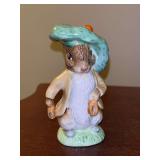 Vintage “Benjamin Bunny” Porcelain Beatrix Potter Figurine- from Royal Albert England…..Copyright 1948