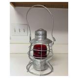 Handlan-Buck Mfg. “The Handlan” St. L & S.W.R.R. Railroad Lantern with ruby red globe
