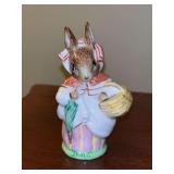 Vintage “Mrs. Rabbit” Porcelain Beatrix Potter Figurine- Beswick England…..Copyright 1951