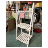 NWT 3-tiered wooden shelf…..16 x 14 x 38-1/2