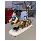 Beautiful DEMDACO “Bringing Home the Tree” figurine (resin)……9-1/2” long x 8” tall and in original box