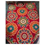 Bright fun & festive SONOMA Indoor/outdoor area rug…..4 ft 11” x 6 ft 10”