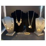 Grouping of casual necklaces from Monet & Chico’s
