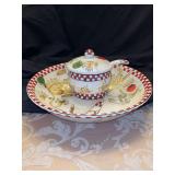 Tabletops Unlimited 2-pc pasta set…..includes 13” bowl and Parmesan jar with spoon