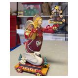 Beautiful Americana Christmas (DEMDACO) “Angel with Cookie Tree” figurine (resin)……10-3/4” tall and in original box